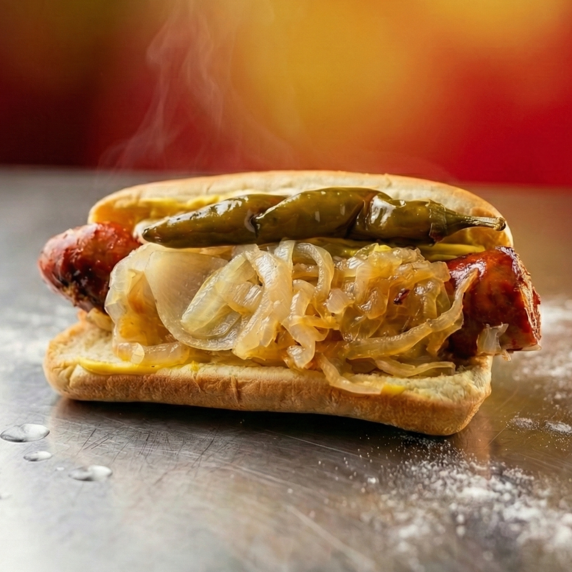 Jim's Original Polish Sausage Sandwich